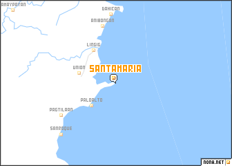 map of Santa Maria