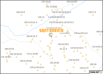 map of Santa Maria