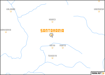 map of Santa Maria