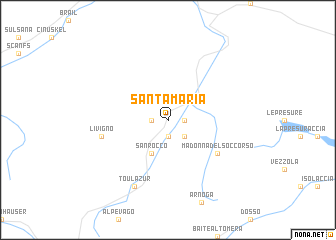 map of Santa Maria