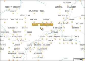 map of Santa Marina