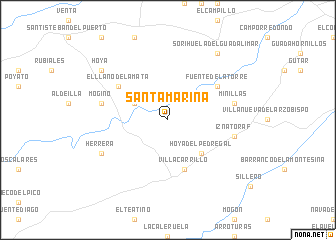 map of Santa Marina