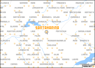 map of Santa Marina