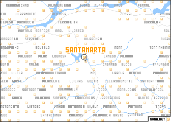 map of Santa Marta