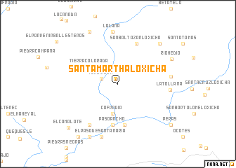 map of Santa Martha Loxicha