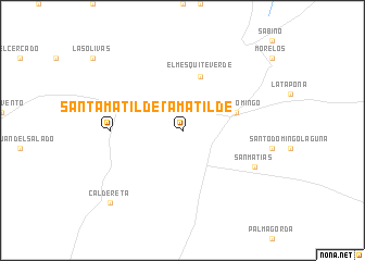 map of Santa Matilde