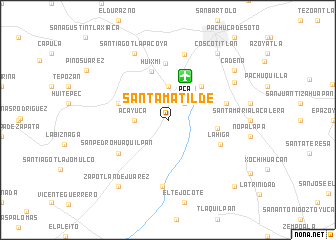 map of Santa Matilde