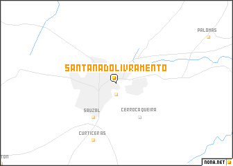 map of Santana do Livramento