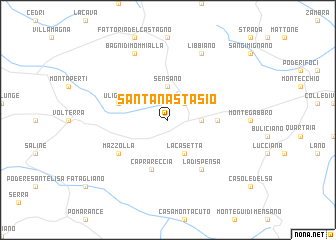 map of SantʼAnastasio