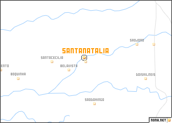 map of Santa Natália