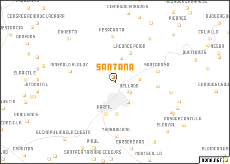 map of Santana