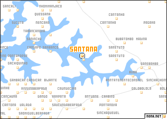 map of Santana