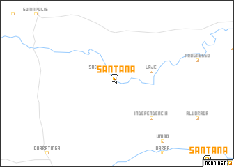 map of Santana