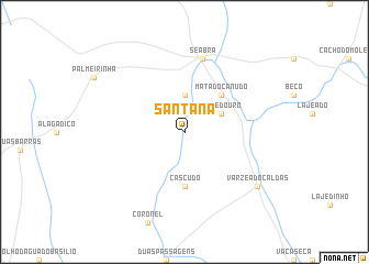 map of Santana