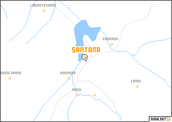 map of Santana