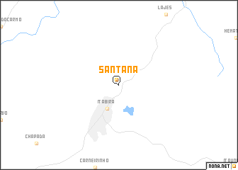 map of Santana