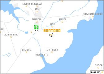 map of Santana