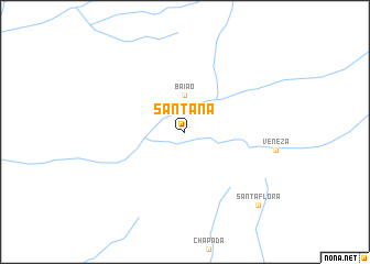 map of Santana