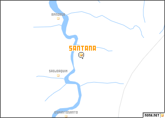 map of Santana