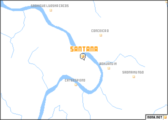 map of Santana