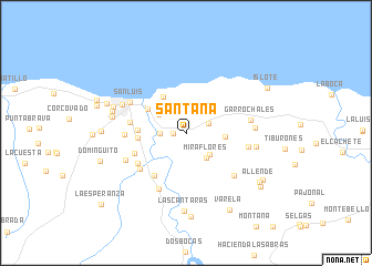 map of Santana