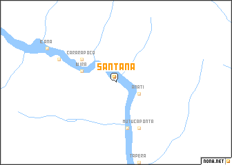 map of Santana