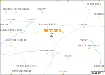 map of Santana