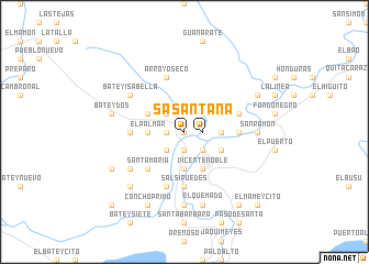 map of Santana