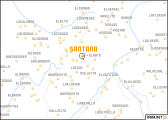 map of Santana