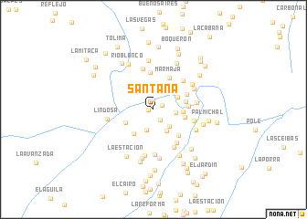 map of Santana