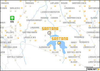 map of Santana