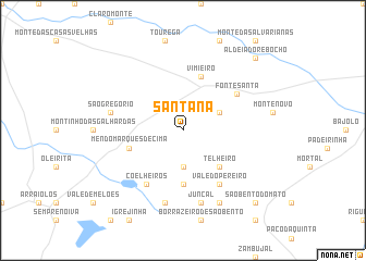 map of Santana