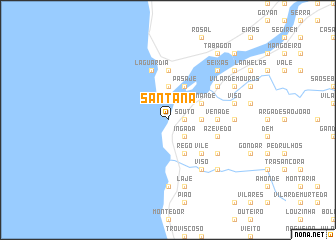 map of Santana