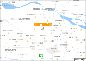 map of SantʼAndrà