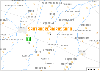 map of SantʼAndrea di Rossano