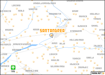 map of SantʼAndrea