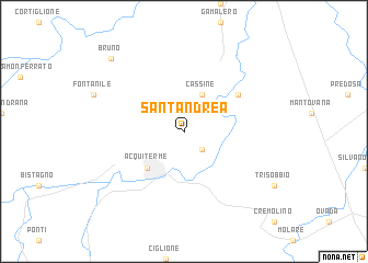 map of SantʼAndrea
