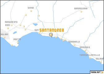 map of SantʼAndrea