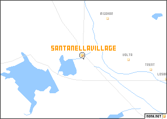 map of Santa Nella Village