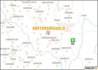 map of Santa Nganguela