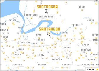 map of Santangba