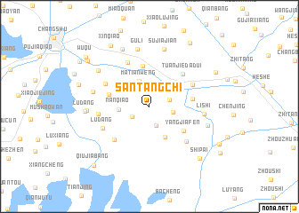 map of Santangchi