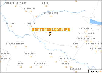 map of SantʼAngelo dʼAlife