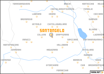map of SantʼAngelo