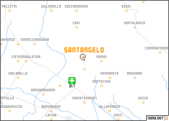 map of SantʼAngelo