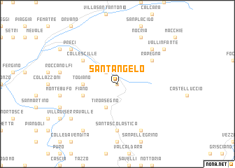 map of SantʼAngelo