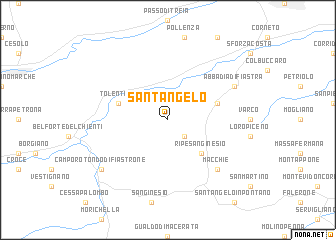 map of SantʼAngelo