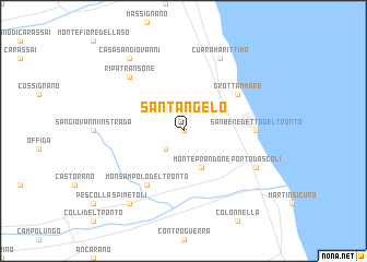 map of SantʼAngelo