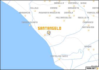 map of SantʼAngelo