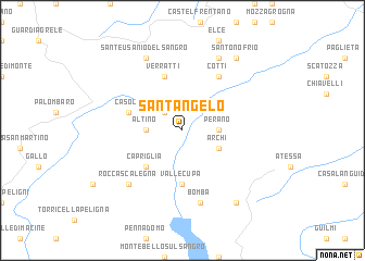 map of SantʼAngelo